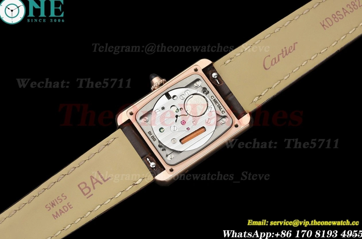 F1F Tank White Louis LE Brown RG 22mm Dial Quartz 0114